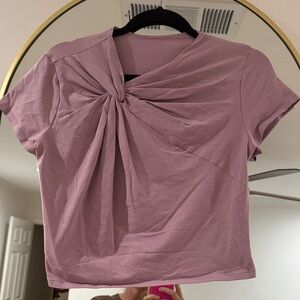 Lululemon Lavender Twist-Front Women’s Top